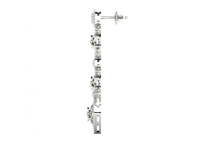 Talor Diamond Dangle drop earrings in Gold